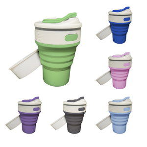 Silicone folding water cup