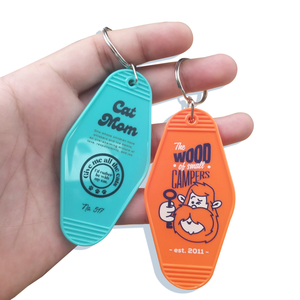 Plastic Hotel saving box keychain