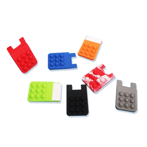 Anti-stress Silicone cardholder