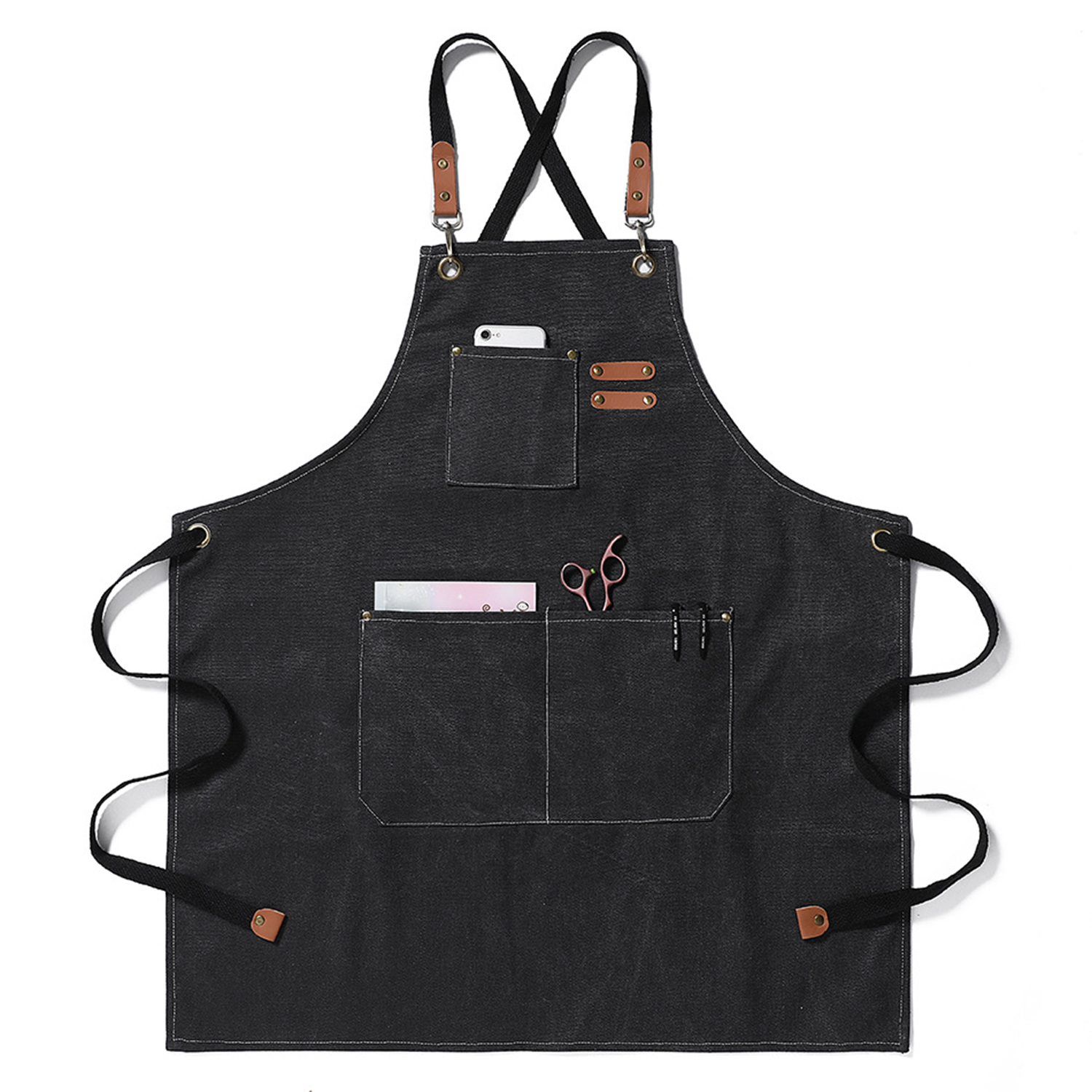 Denim multifunctional apron