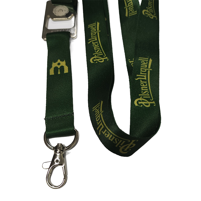 Pilsner Urquell Lanyard with bottle opener custom