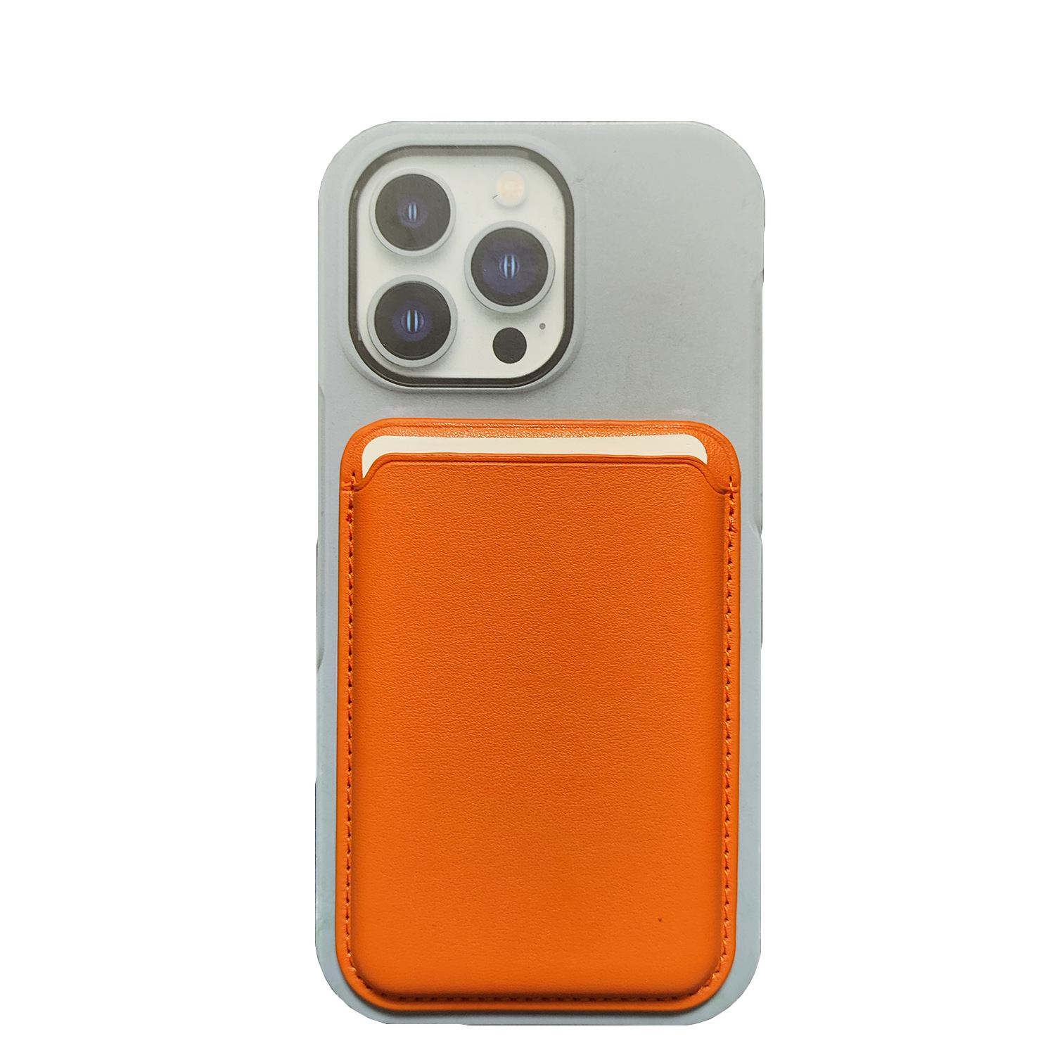 PU Leather Magnetic Suction Phone Wallet