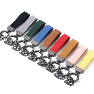 Suede Leather Keychain