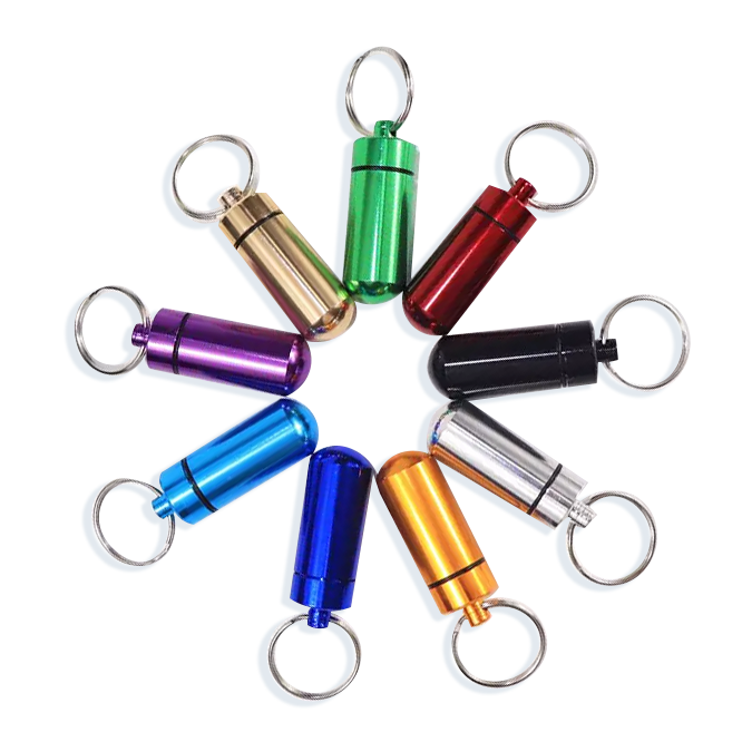 Capsule keychain