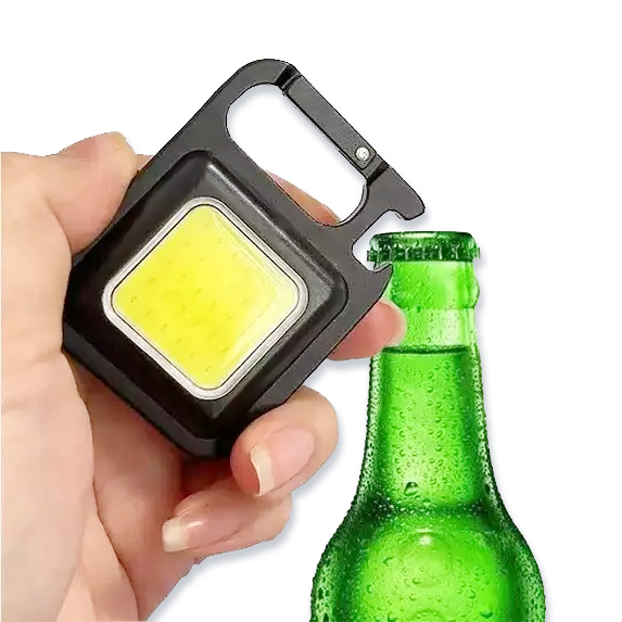 LED Flashlight Keychain Bottle Opener