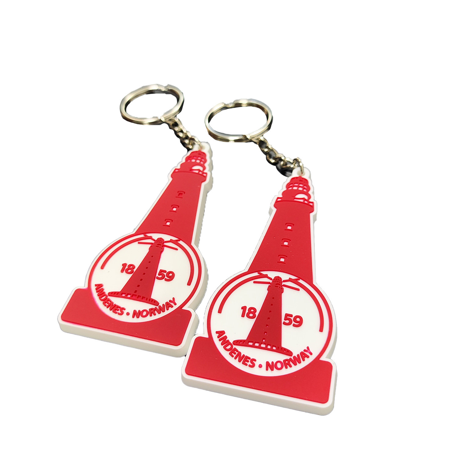  2D /3D custom shaped soft rubber pvc keychain