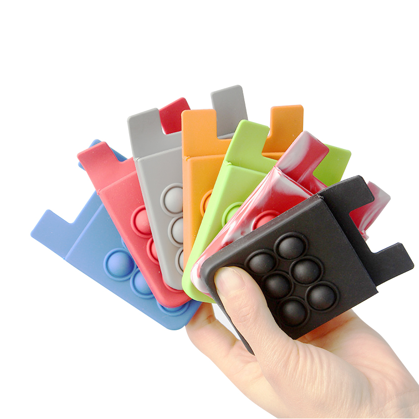 Anti-stress Silicone cardholder