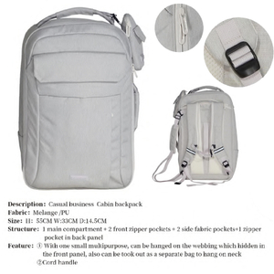 Multi -pocket type Casual business Cabin backpack