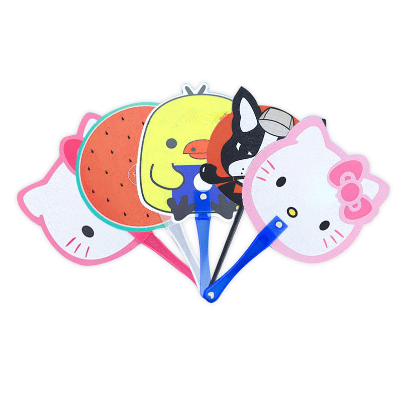 Plastic hand fan