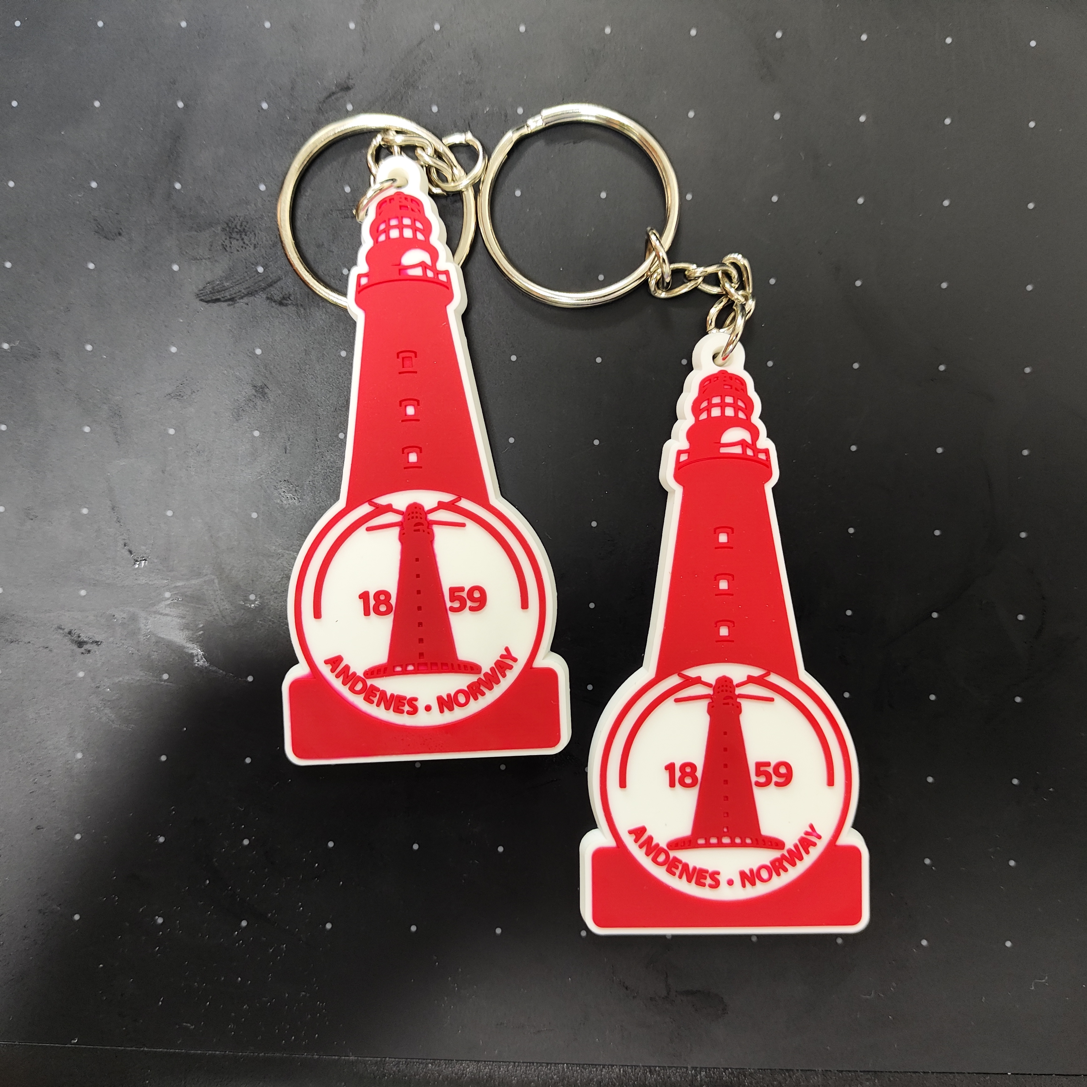  2D /3D custom shaped soft rubber pvc keychain