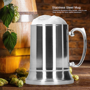 Double Wall Metal Beer Mug