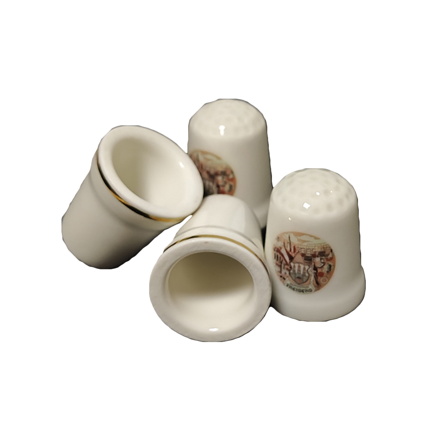 Ceramic thimble finger sleeve