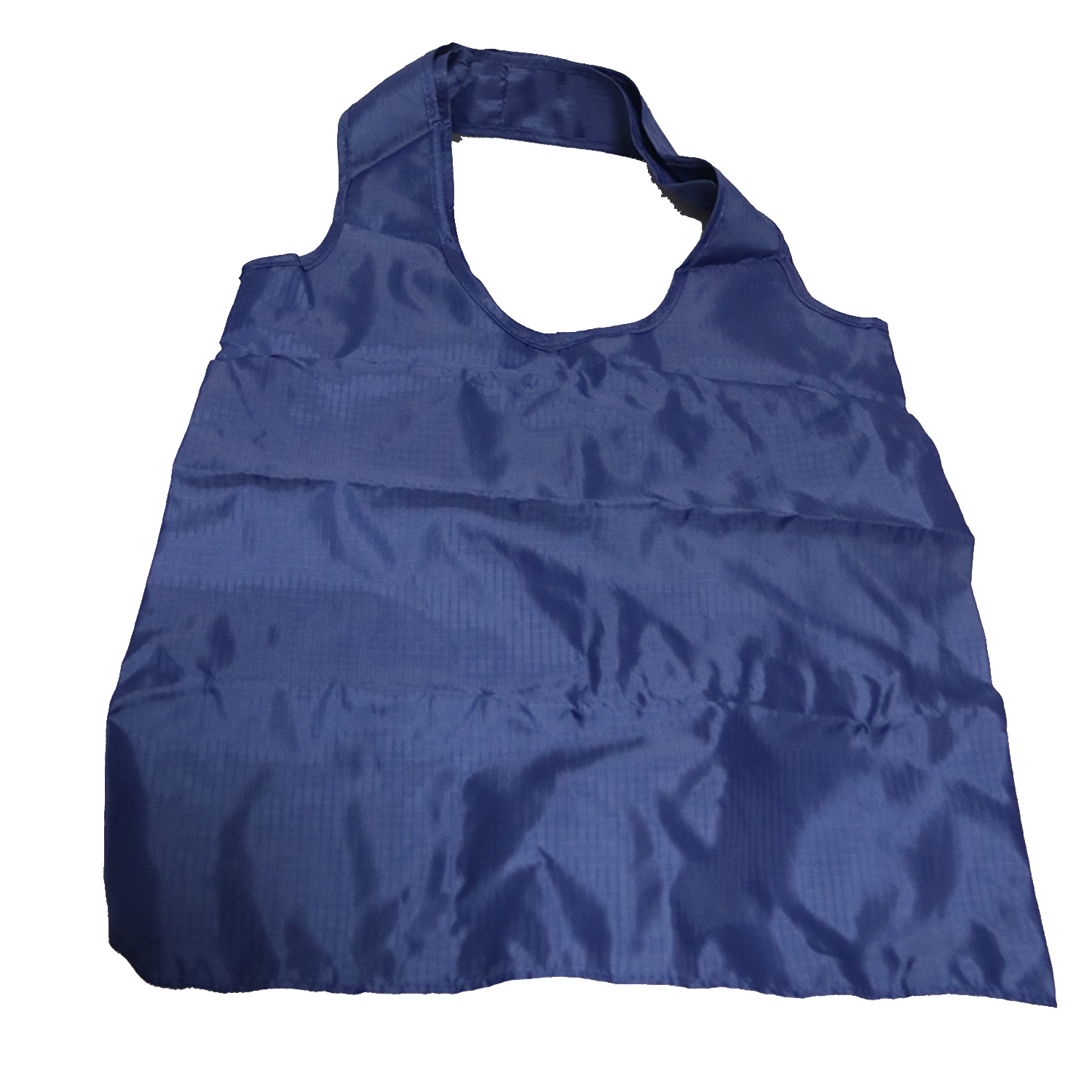 Folding shopping bag with handle