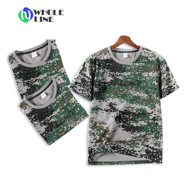 Custom Logo Camo Men's T-shirt