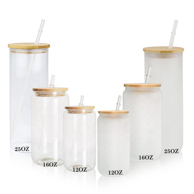 Sublimation Clear Can Glass Mug