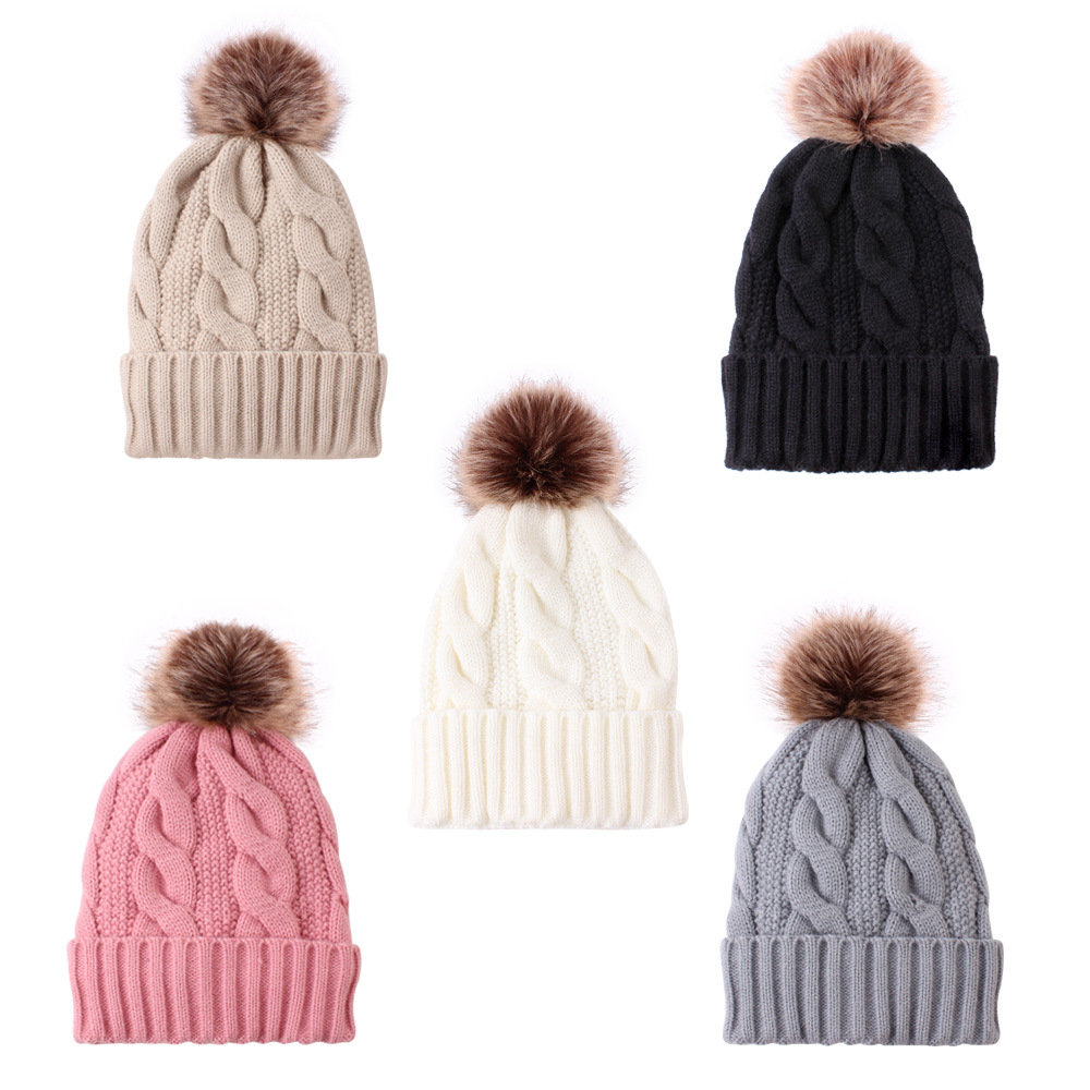 Coarse Wool Knitting Beanies