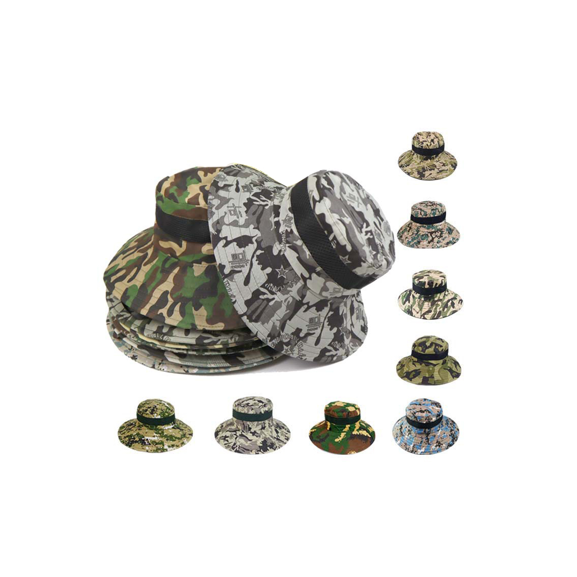 Camo Fisherman Hat