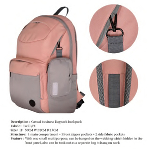 Casual business custom backpack