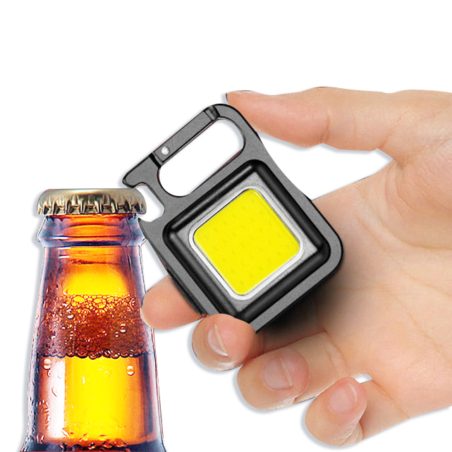 LED Flashlight Keychain Bottle Opener