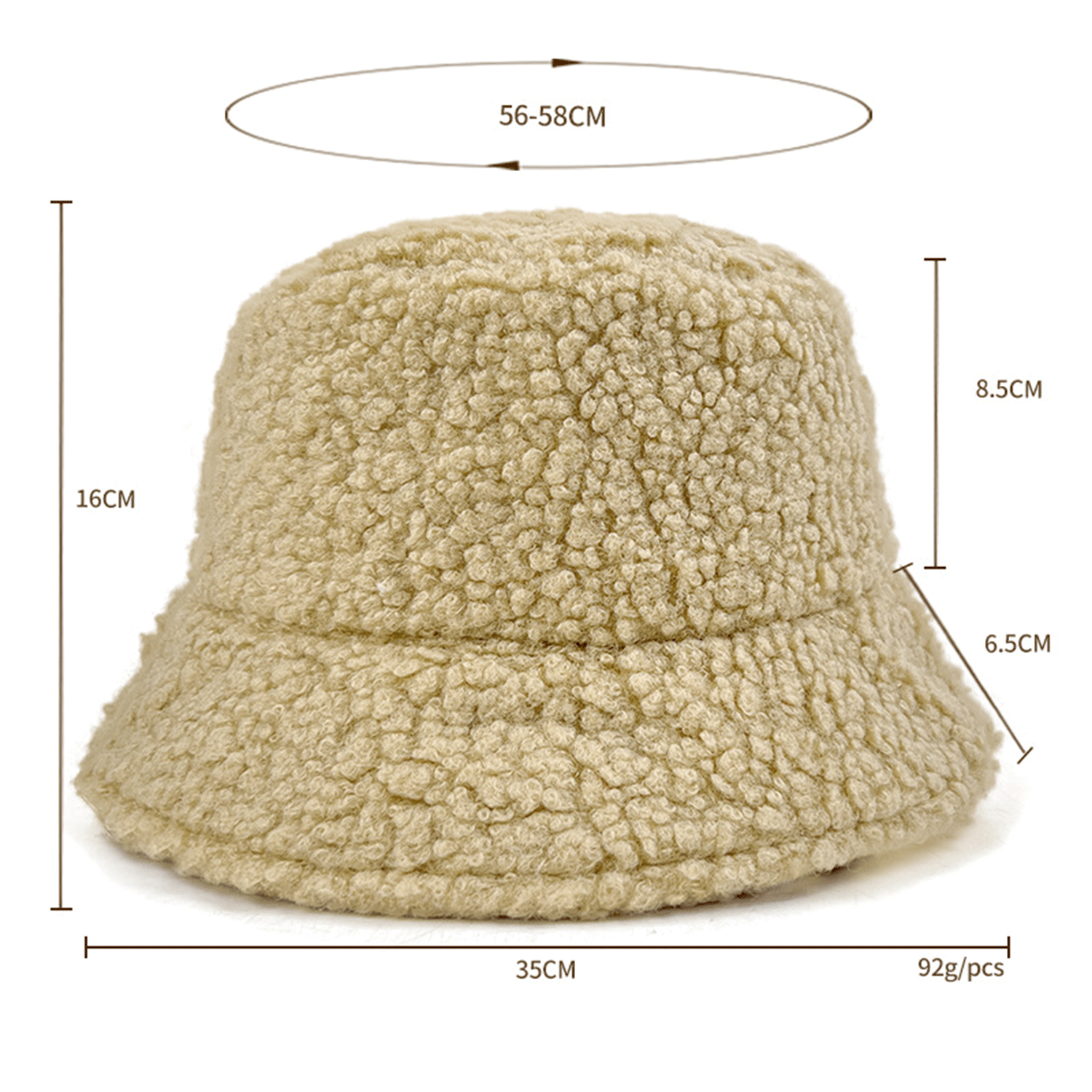 Lamb Wool fisherman hat