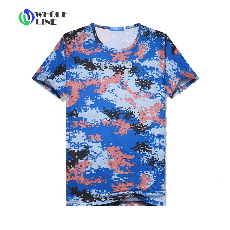 Custom Logo Camo Men's T-shirt