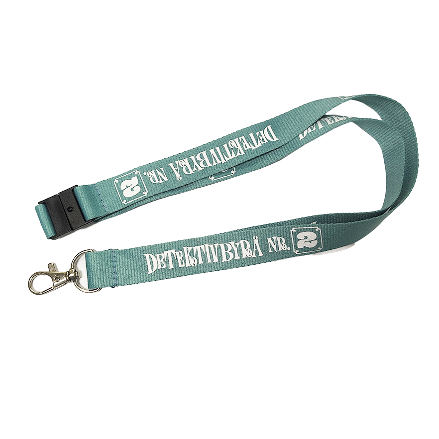 Eco friendly Logo Printed Lanyard With Detachable Key Ring 900X25mm