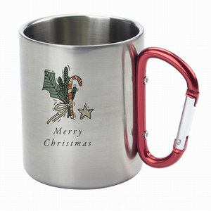 Metal mug with hiking buckle