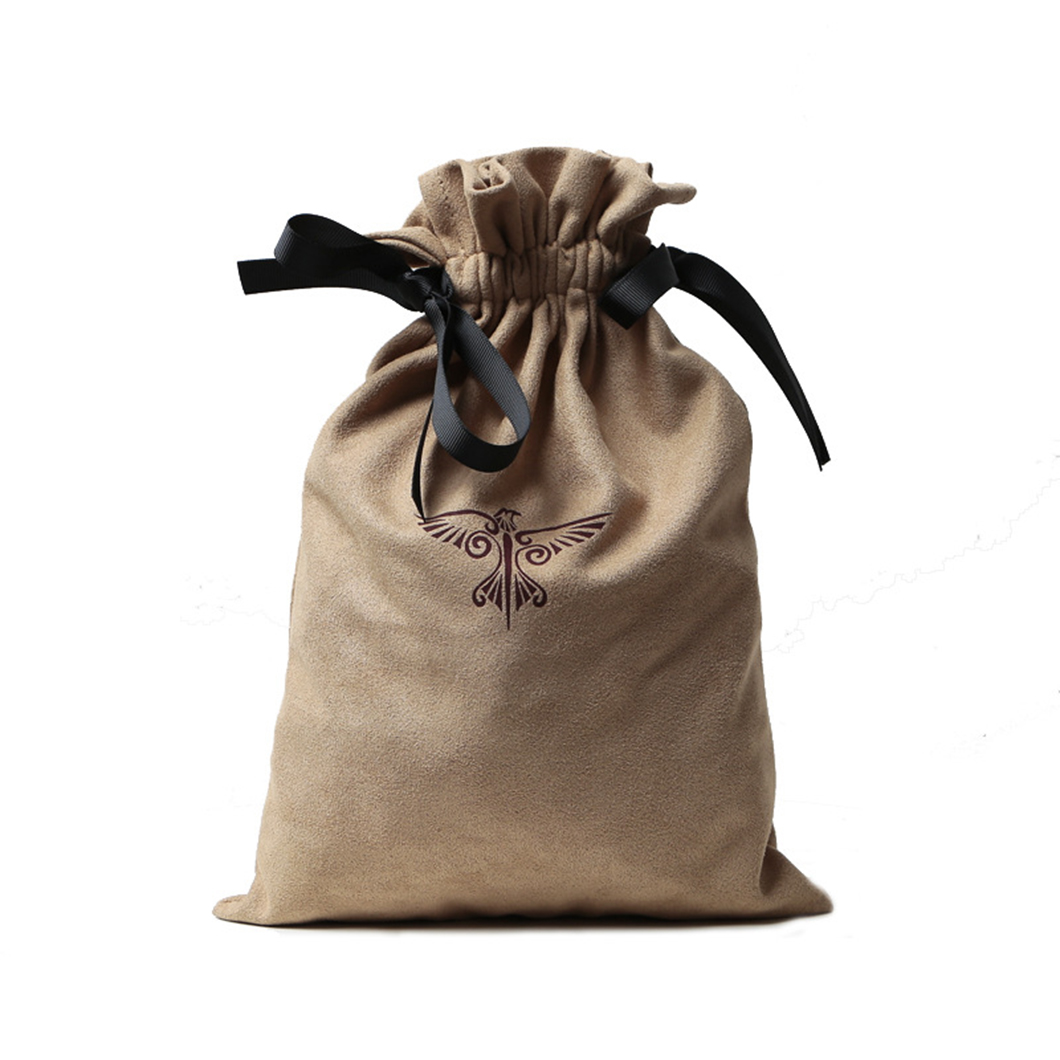 pu leather Drawstring gift Bag