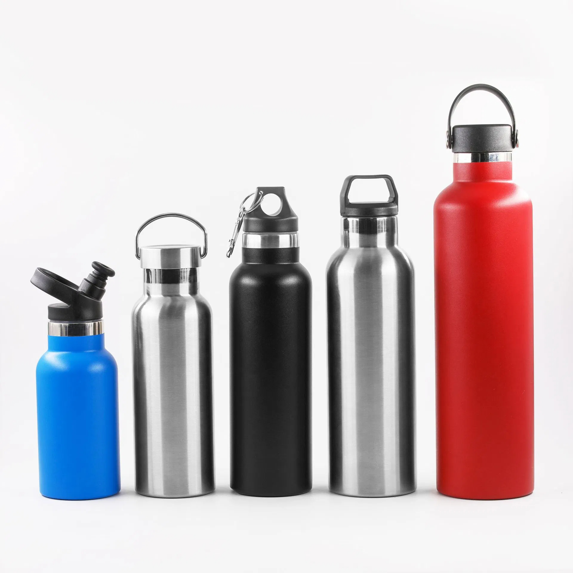 Small Mouth Stainless Steel Double Walled Vacuum Flask Thermal Insulated Sport Water Bottles