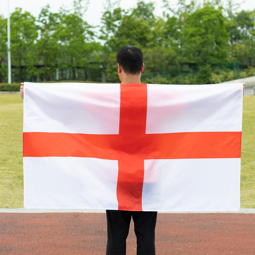 Custom Size Printing Soccer Events All Countries National Body Flag and Fan Flag