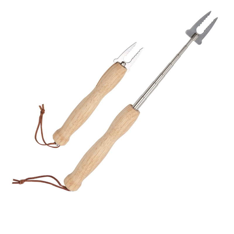 Curved Telescopic BBQ fork