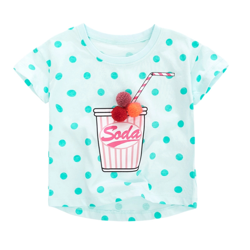 short-sleeved T-shirt for girls