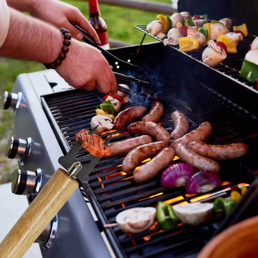 Telescopic BBQ fork