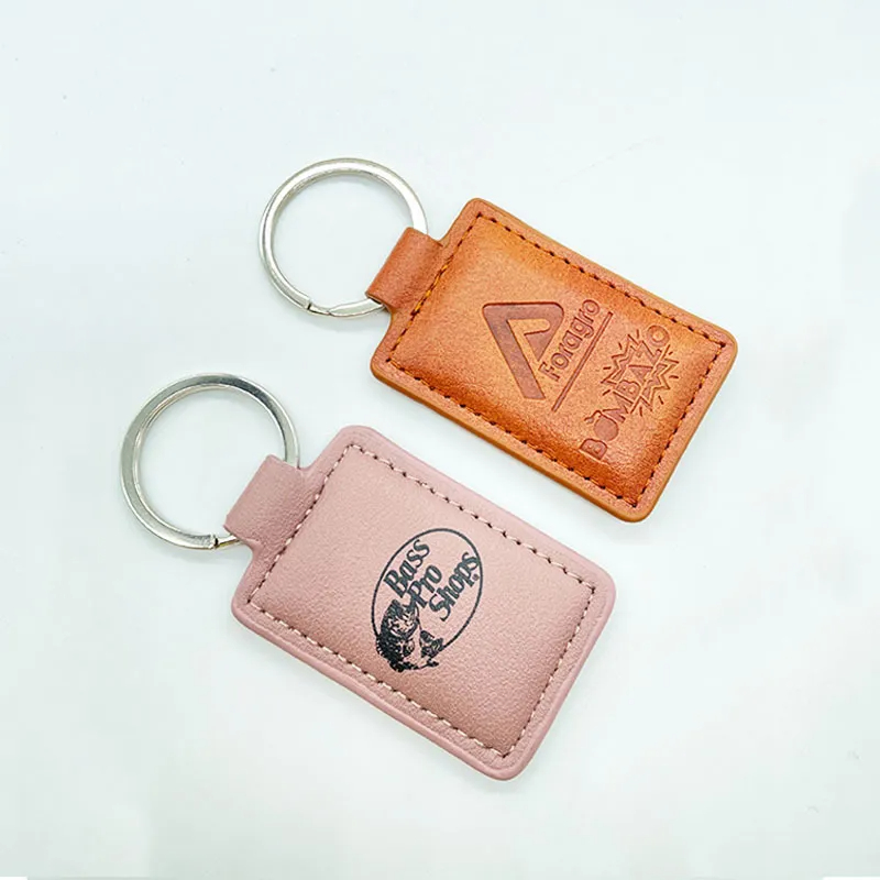 Custom PU leather Keychain