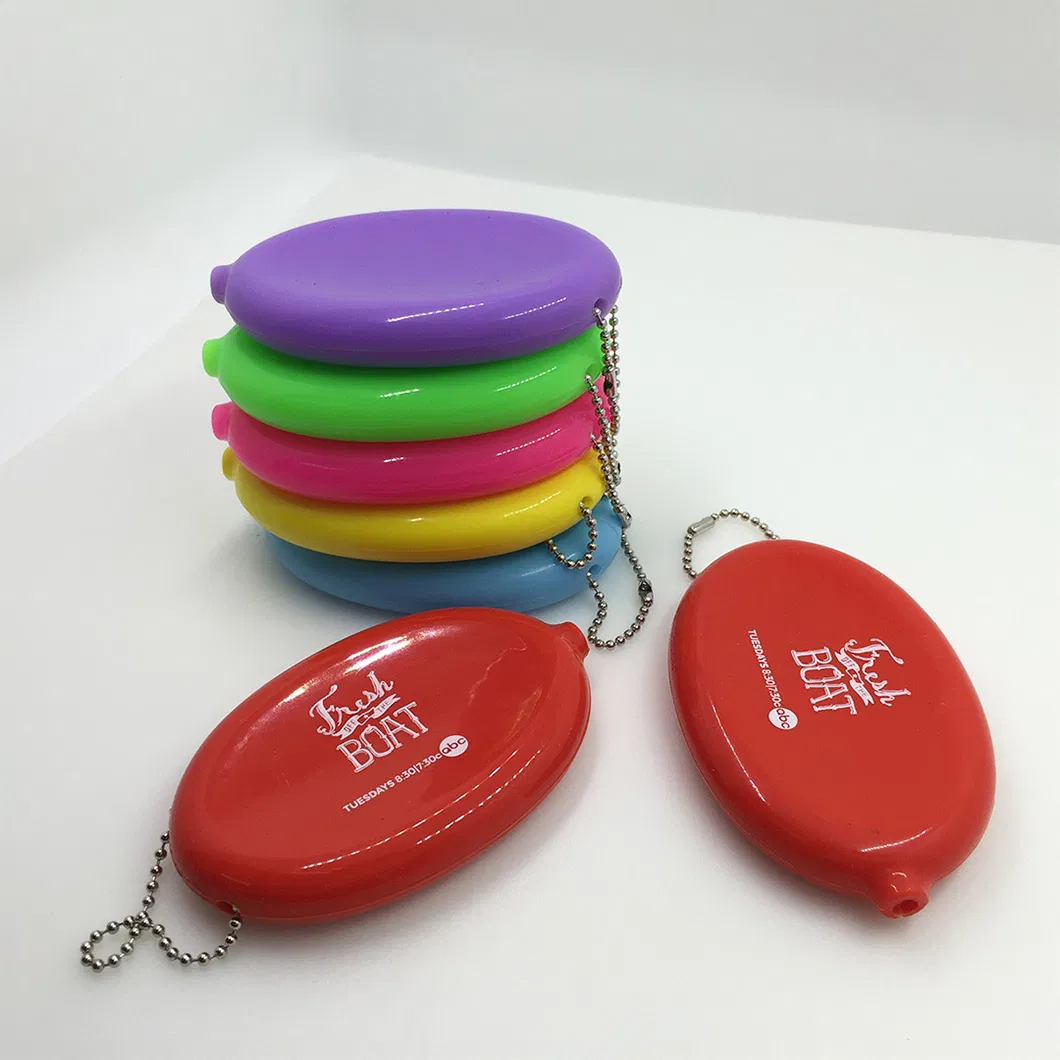 Silicone wallet keychain